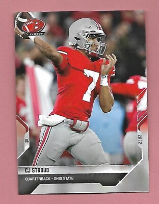 CJ C.J. Stroud 2022 Bowman U Next SP Rookie RC #13 Buckeyes Texans PR