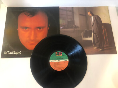 PHIL COLLINS No Jacket Required LP Atlantic 1985 w/ Inner Sleeve Columbia House
