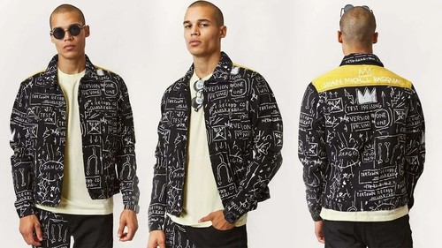 Studio Denim All over print Jacket Size 