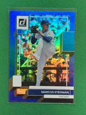 2022 Panini Donruss Baseball Marcus Stroman #143 Base Holo Blue