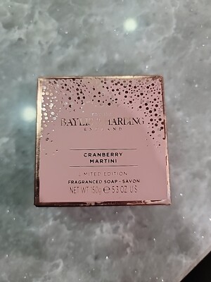 Baylis and Harding Cranberry Martini Fragrance Soap 5.3 Oz