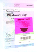 Microsoft Windows 98 SE 2nd Edition Booklet COA Sealed Product Key