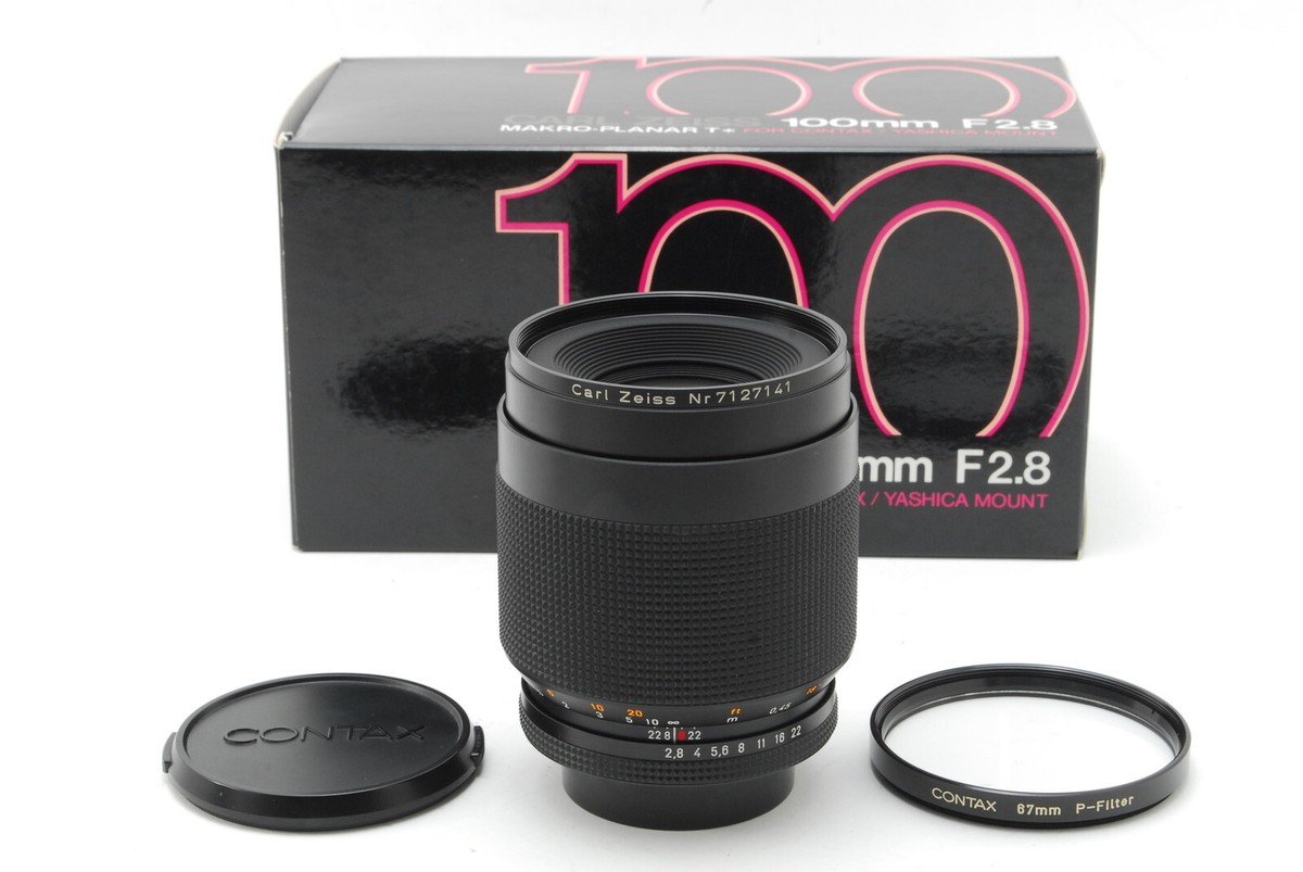 ★値下げ　CONTAX Makro-Planar 100mm F2.8 CONTAX Carl Zeiss Makro-Planar 100mm f2.8 AEJ Near MINT MF