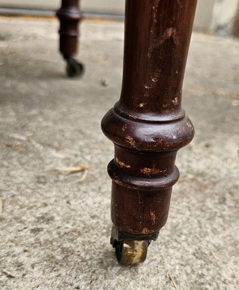 Eastlake Accent Chair Burl Walnut Antique Ancient Jellif Shield - Image 3 of 4