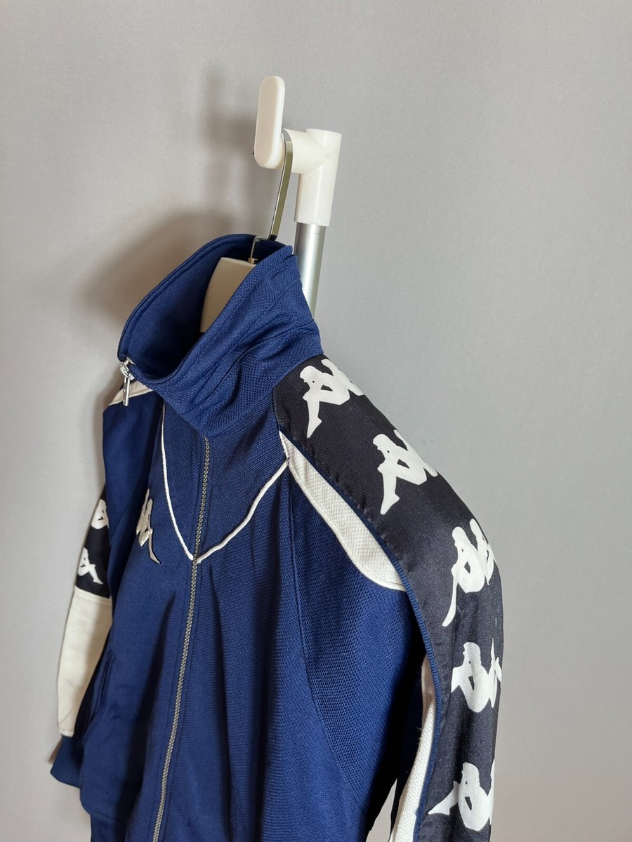 Kappa track jacket mens vintage 90s blue XSMALL | eBay