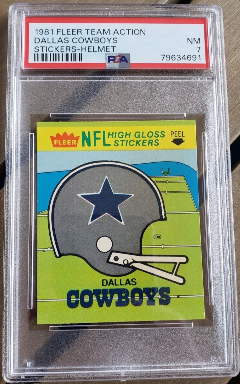 Dallas Cowboys trading card