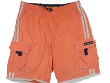 ABERCROMBIE  FITCH VRG y2k MEDIUM 34 BOARD SHORTS SWIM TRUNK baggy TUGGER CARGO