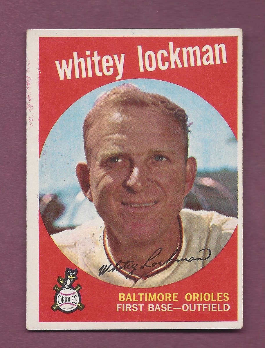 1959 TOPPS BASEBALL #411 WHITEY LOCKMAN .99 SHIP T780 | eBay
