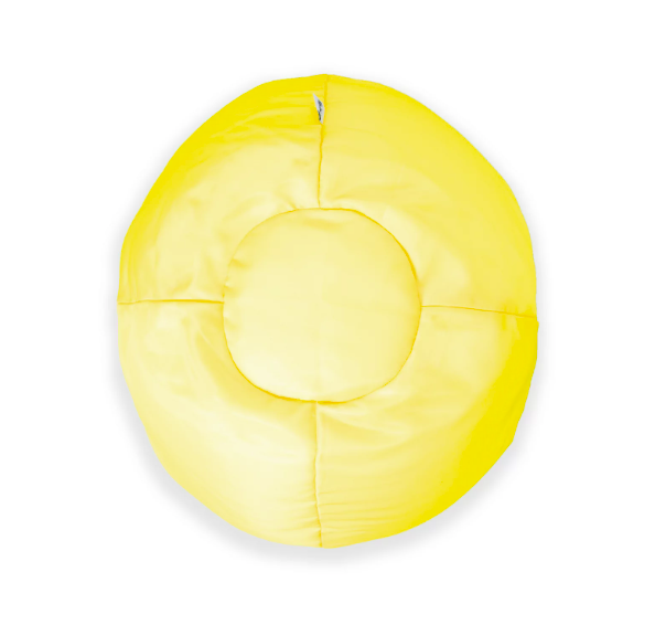 Big Joe Dot Bean Bag Chair Kids with Filling Peat Buttercup, Playrooms