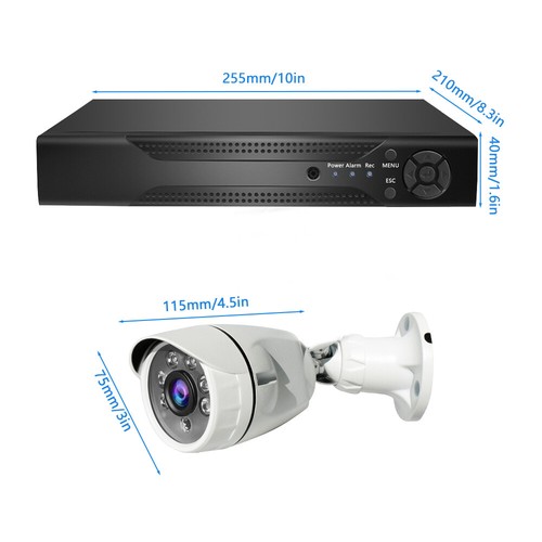 4K 5MP Lite 8CH DVR Security Camera System Kit 1080P Outdoor with Hard Drive 1TB - Picture 28 of 29