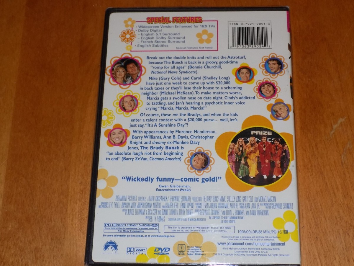 THE BRADY BUNCH MOVIE Widescreen Comedy Classic Parody Paramount