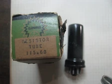 By Tecknoservice Antique Radio Valve 115.109 Clarostat Ballast Nos