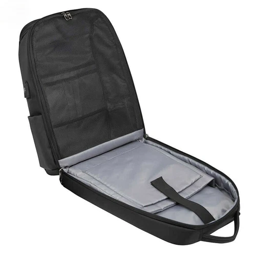 Mochilas antirrobo antirrobo para computadora portátil de 17 pulgadas con carga USB para hombres de negocios escuela bolsa de viaje - Imagen 5 de 17