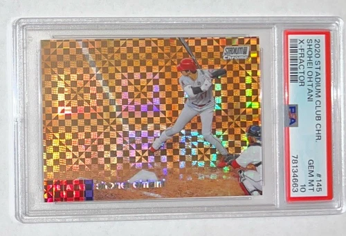 2020 Stadium Club Chrome Shohei Ohtani Batting XFractor PSA 10 GEM MINT Dodgers