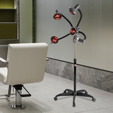 5 Head Infrared Light Heating Therapy Red Lamp Salon Hair Perming Dyeing Styling