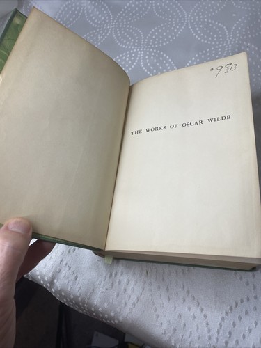 WILDE SELECTED WORKS by PF Collier & Son Copyright 1927 - Picture 6 of 7