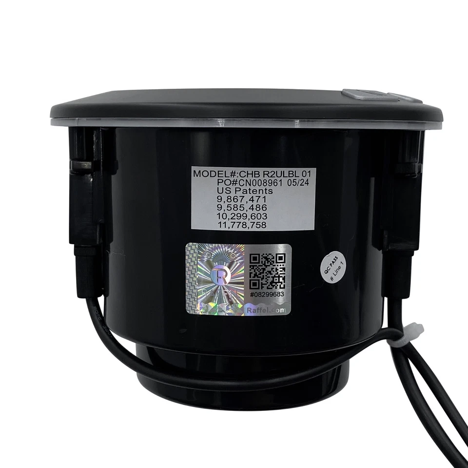 Raffel System CHB R2ULBL 01 Recliner Sofa Theater Cup Holder with USB and Light - Image 4 of 4