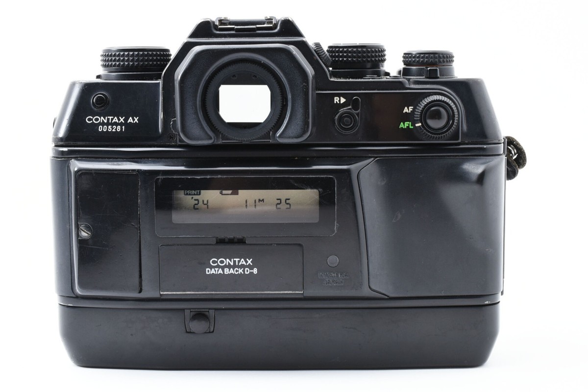 CONTAX AX ＋データバックD-8 Contax AX 35mm SLR Film Camera Body + Date Back D-8 From Japan | eBay