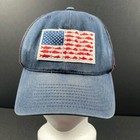 Columbia PFG Fish Flag Hat denim with adjustable strap