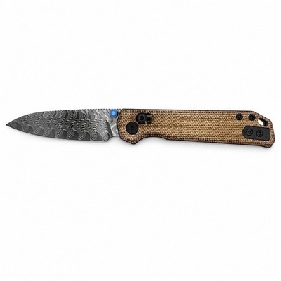 Kizer Begleiter 2.9 | Kizer Clutch Lock  | Norplex UltreX  Micarta | Damascus 