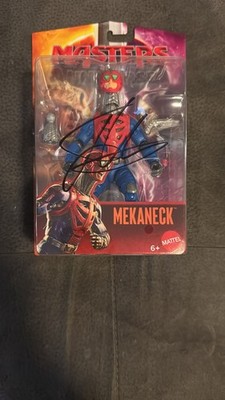 Masters of the Universe Mekaneck mit original Unterschrift von James Wilkinson 