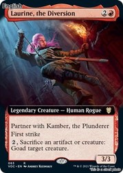 Laurine, the Diversion (Extended Art) - Innistrad: Crimson Vow Commander MTG