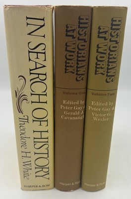 Historians at Work Vol. 1 & 2 And In Search of History 3 Book Lot Vintage HC DJ