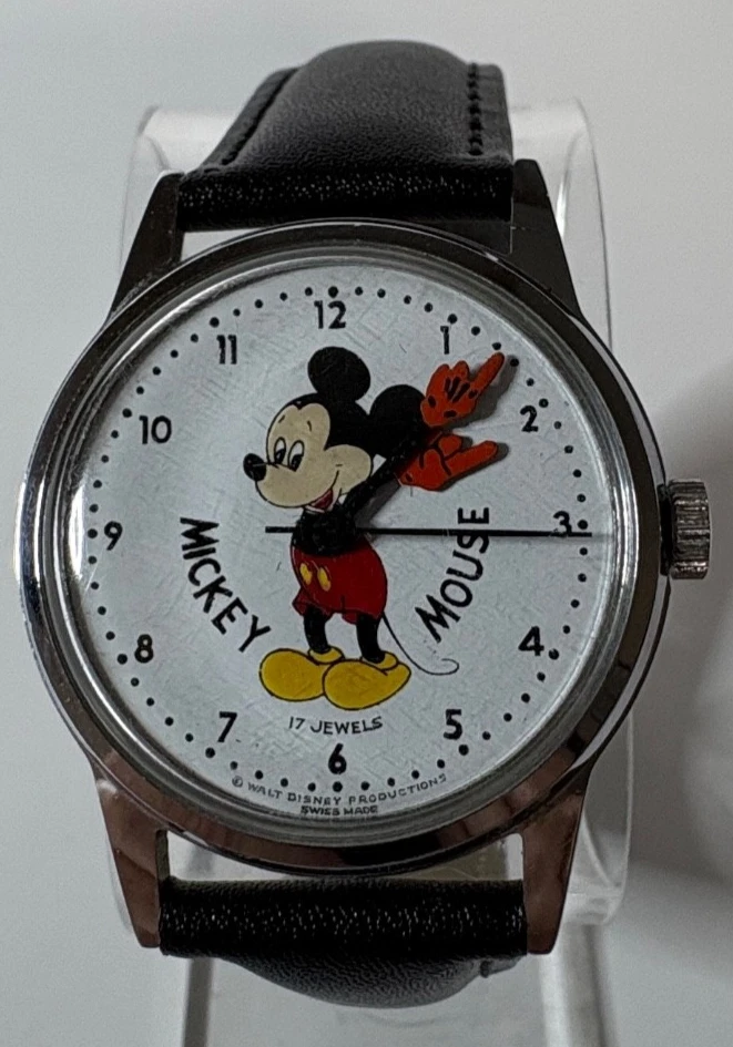 Mickey Mouse Watch 17 Jewels Indiana Disney Watches & Timepieces