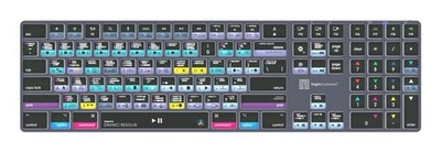 Logickeyboard Davinci Resolve 18 Titan FR Mac LKB-RESB-TM-FR QWERTY Tastatur