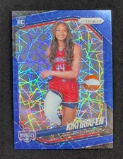 2025 Panini Prizm WNBA - Blue Velocity  #149 - Kiki Iriafen - Washington Mystics