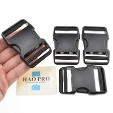 Quick Side Release Buckles Clips Snaps Dual Adjustable No Sewing Heavy Duty P...