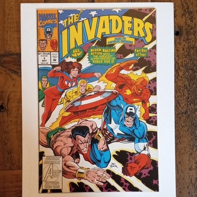 Marvel Comics The Invaders #1 First Printing 1998 Captain America Namor Torch