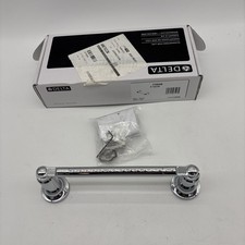 Delta 73508 Saylor 8 Inch Towel Bar Polished Chrome - Hand Towel/Towel - Silver