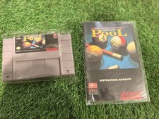 Championship Pool SNES Super Nintendo Tested Working with Manual Instructions 