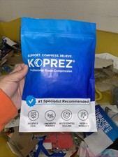 Koprez Foot Ankle Sleeve Compression Sleeve Support Black XL