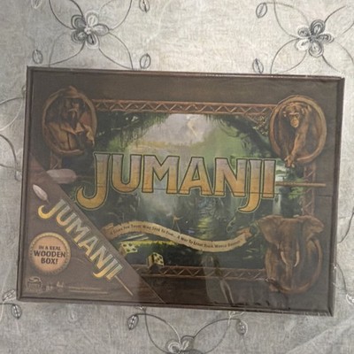 Spin Master Jumanji Board Game Wooden Box 8+ 2 Players Movie Theme 10428ALN