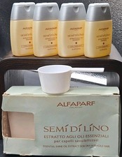 4/1 Oz Alfaparf Semi di Lino Linseed Oil 4 Travel Size 4.04 Oz Estratto Agli Oli