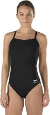 Speedo Women's One Piece Endurance Flyback Solid Swimsuit Team Colors Size 6/32