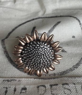 Katia  Have Faith  Sunflower Gold & Silver Remember Ring M (8-10)