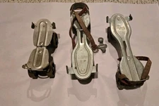 Lot Of 3 Vintage Made In The USA Metal Rollerskates- Please Read Description 