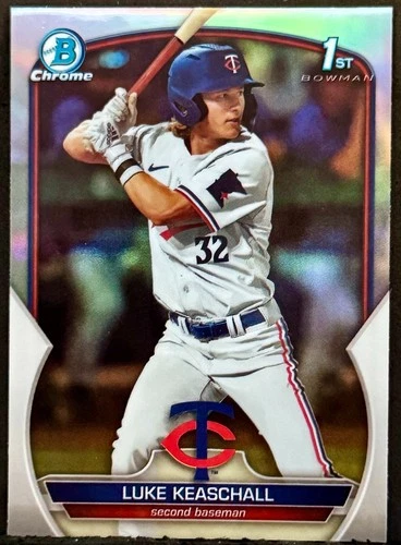 2023 Bowman Chrome Draft Luke Keaschall 1st Refractor #BDC-53 Minnesota Twins RC