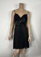 Vtg Dolce & Gabbana Black Bow Dress IT 42