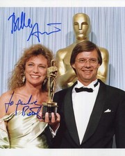 BULLITT ACTRESS Jacqueline Bisset & OSCAR ACTOR Bille August autographs, IP sign