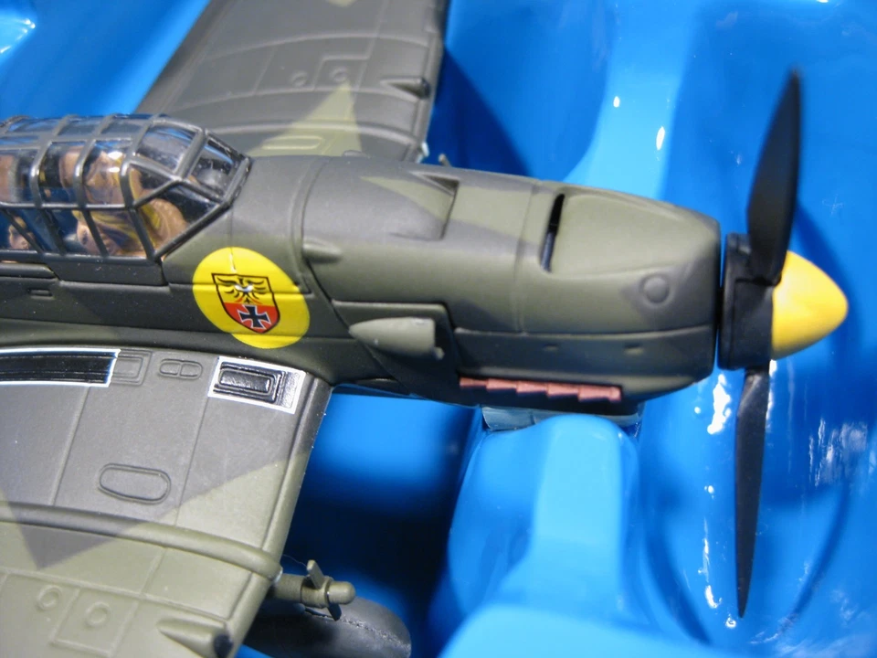 Corgi Junkers JU-87 B-2 T6 HL of 2 STG2 Immelmann Die Cast Plane - Image 4 of 4