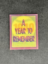 Bob Opens With Bang 1989 Score A Year To Remember Mini #9 Raw Card