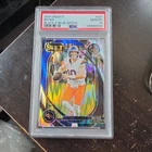 2024 Panini Select Bo Nix #221 Black & Blue Shock Prizm PSA 10 Rookie Broncos