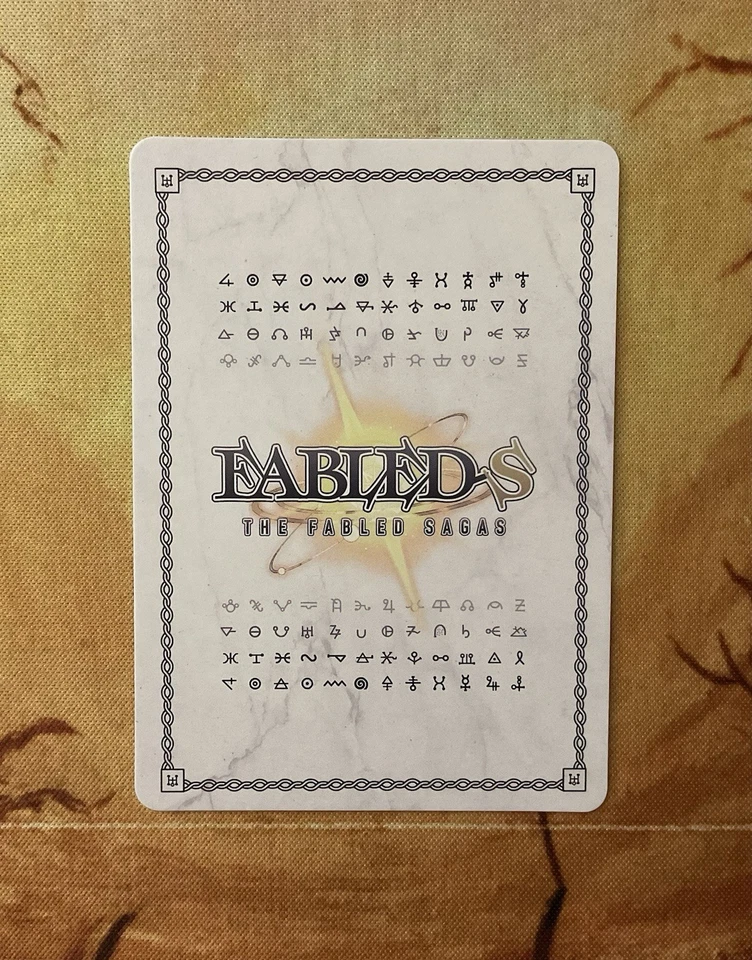 Kumiho, Enchanting Fox (Gold Script) - OSS - Fabled Sagas TCG - Image 2 of 2