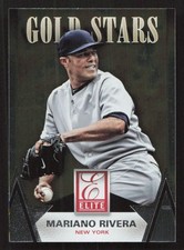 2015 Panini Elite Mariano Rivera Gold Stars #24 Card