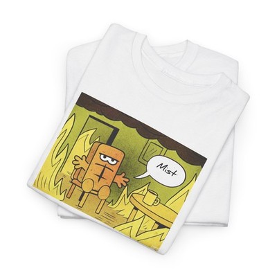 ''Mist!'' Bernd das Brot cartoon on a comfy **Heavy Cotton T-Shirt**.