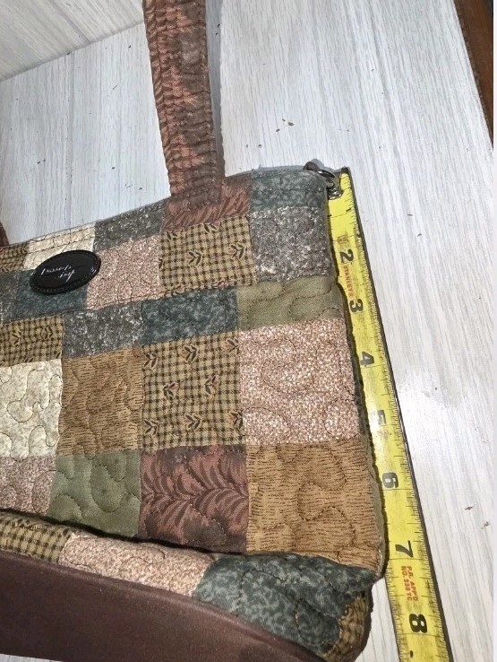 Donna Sharp Patchwork Quilted Messenger Shoulder … - image 6